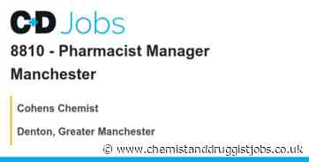 Cohens Chemist: 8810 - Pharmacist Manager Manchester