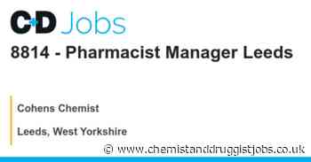 Cohens Chemist: 8814 - Pharmacist Manager Leeds