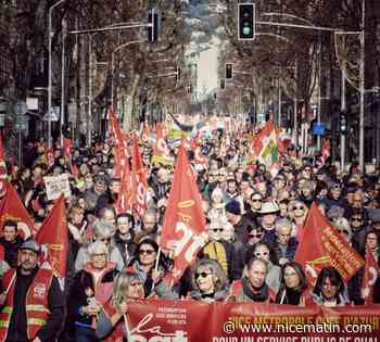 Grève contre la réforme des retraites: les images de l'énorme manifestation niçoise