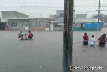 Estudiantes del Réplica Vicente Rocafuerte afectados por inundación - expreso.ec
