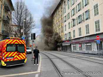 Une boulangerie prend feu dans le quartier Libération à Nice, une personne blessée