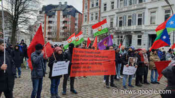 Kundgebung von Woman-Life-Freedom-Kollektiv in Hamburg - ANF News