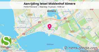 Aanrijding Middenhof in Almere - Maandag 16 januari - StadIndex.nl