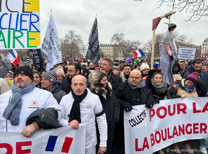 "Rien de nouveau, sinon de la frustration": le boulanger niçois Frédéric Roy déçu de sa visite à Bercy, après une manif réussie