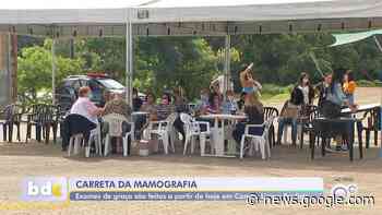 Carreta da Mamografia oferece exames gratuitos para mulheres em ... - Globo.com