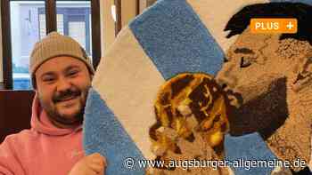 Von Reezy bis Messi: Dieser Augsburger macht aus Teppichen Kunstwerke