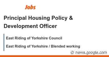 Principal Housing Policy & Development Officer job with East Riding ... - LocalGov