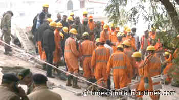 Lucknow building collapse: Rescue operation underway to save people stuck under debris