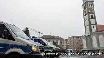 Polizeiaufgebot in der Augsburger Innenstadt sorgt für Aufsehen