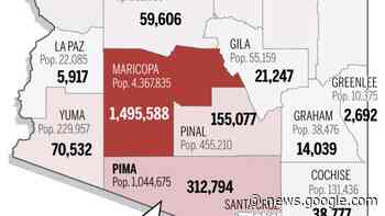 Coronavirus cases in Arizona, mapped by county: January 25 - Arizona Daily Star