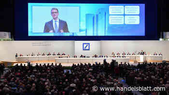 Aktionärsrechte: Deutsche Bank entscheidet sich für virtuelle Hauptversammlung