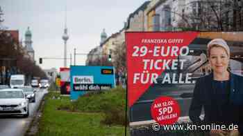 Umfrage vor Berlin-Wahl: CDU festigt ihren Vorsprung vor SPD und Grünen