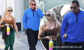 Alex Rodriguez hits the gym in LA with his new girlfriend Jaclyn Cordeiro