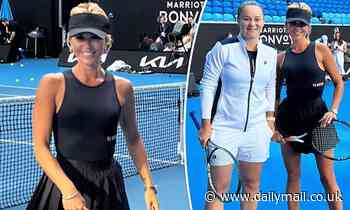 Australian Open: Pip Edwards and Ash Barty go head-to-head on the Melbourne Park tennis court