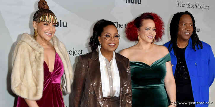 Oprah Winfrey & Tiffany Haddish Step Out & Support Premiere of 'The 1619 Project' In LA
