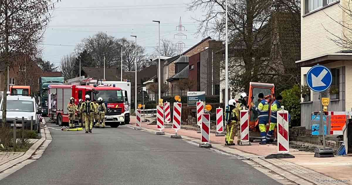 Steenwinkelstraat afgesloten door gaslek bij werken: Fluvius start ... - Het Laatste Nieuws