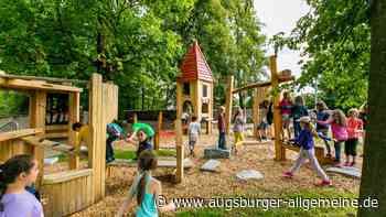 Der neue Spielplatz im Augsburger Zoo wird tierisch