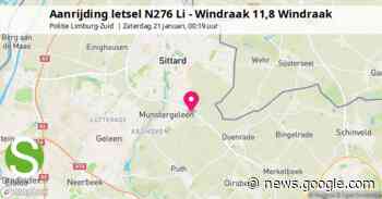 Aanrijding N276 nabij Windraak - Zaterdag 21 januari - StadIndex.nl