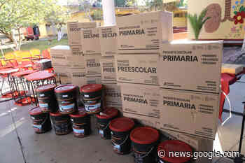 Encabezó Ramírez Bedolla entrega de material escolar en Jiquilpan - Quadratín