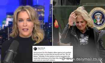 Megyn Kelly mocks Jill Biden after first lady was referred to as 'doctor' by football game announcer