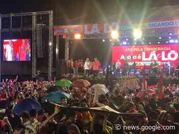 Lula participa de ato político no Parque do Povo, em Campina Grande - g1.globo.com