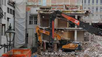 Das Rückgebäude des Bader-Hauses ist jetzt abgerissen