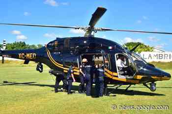 Trasladan en Helicóptero a Motociclista Lesionado en Accidente en ... - Diario Cambio 22
