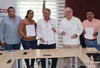 Firman un acuerdo de cobro predial Comalcalco y Gobierno - Tabasco HOY