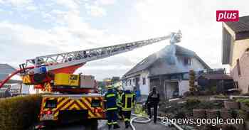 Garagenbrand in Armsheim greift auf Wohnhaus über - Allgemeine Zeitung