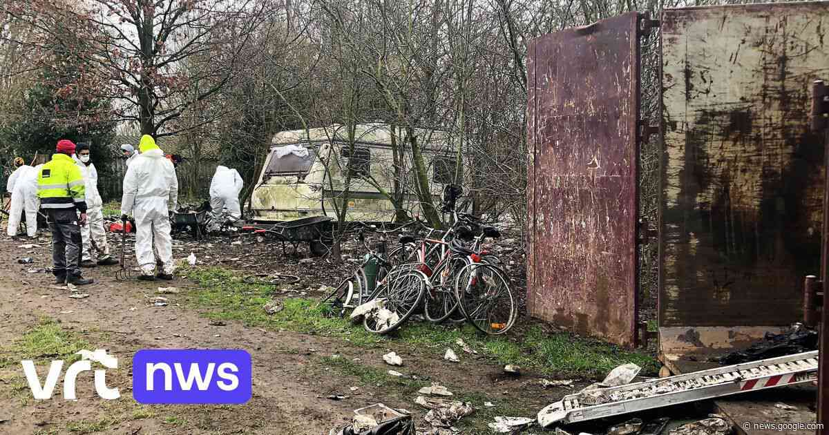 Zwaar vervuild terrein waar kluizenaar woont in Spiere-Helkijn wordt ... - VRT.be