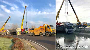 Castellucchio, mezzo pesante fuori strada, disagi sulla SS10 ... - OglioPoNews
