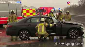 VIDEO | Hagelschauer sorgt für Verkehrsunfälle auf A7 zwischen ... - Sat.1 Regional