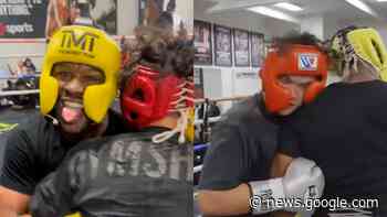 Floyd Mayweather taunts and mocks YouTuber Jarvis in sparring ... - Dexerto
