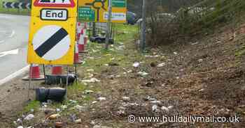 Pictures show 'tsunami of rubbish' alongside our roads and motorways