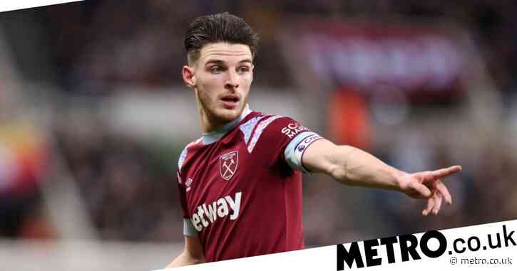 David Moyes says Arsenal and Chelsea will need to break transfer record for Declan Rice