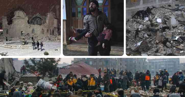 Terremoto di magnitudo 7.9 devasta Turchia e Siria: morte oltre 2.650 persone. Oms: “Potrebbero essere superiori di 8 volte”