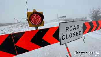 Icy roads close some western Manitoba highways