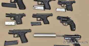 Calgary police lay 36 charges after illegal firearms seized