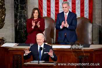 State of the Union 2023 – live: Latest updates as Biden delivers address