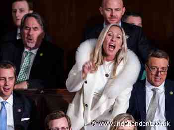 Marjorie Taylor Greene mocked for dressing ‘like Cruella de Vil’ at State of the Union