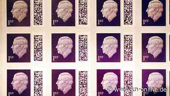 Nach Tod der Queen: Royal Mail zeigt Briefmarken mit König Charles III.