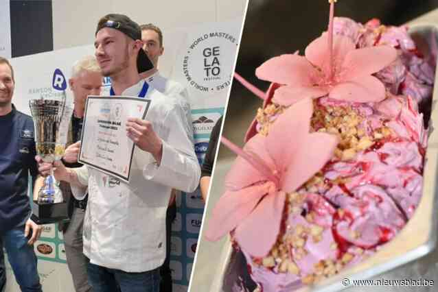 Djordy (27) uitgeroepen tot beste ijsjesmaker van het land: “Ik had zo veel schrik dat er iets zou breken”