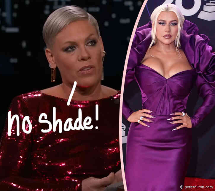 Pink Denies ‘Shading’ Christina Aguilera With Lady Marmalade Video Comments!