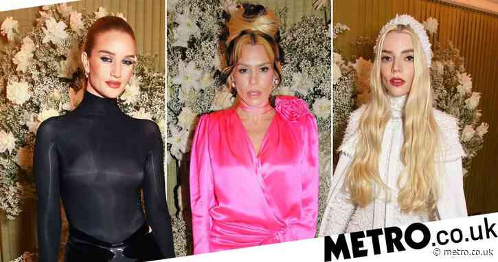 Anya Taylor-Joy and Billie Piper stun at Baftas afterparty while Rosie Huntington-Whiteley rocks precarious skirt
