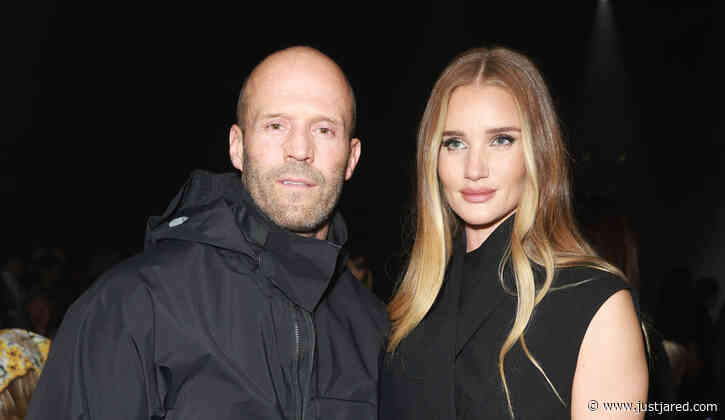 Jason Statham & Rosie Huntington-Whiteley Join Tons of Celebs at Burberry's London Fashion Show