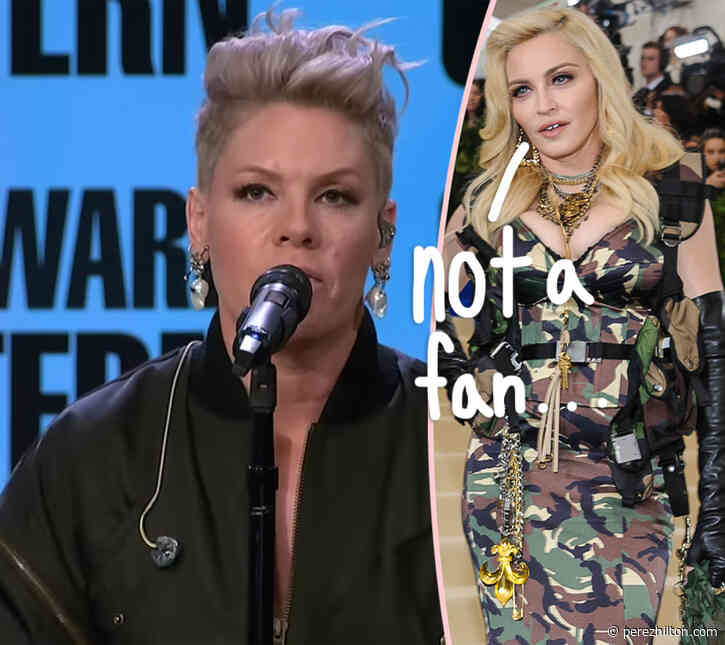 Pink Reveals The Reason Madonna 'Doesn’t Like' Her!