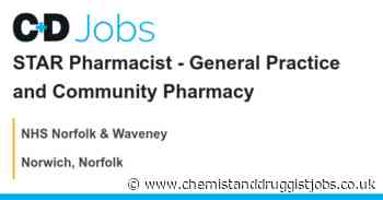 NHS Norfolk & Waveney: STAR Pharmacist - General Practice and Community Pharmacy