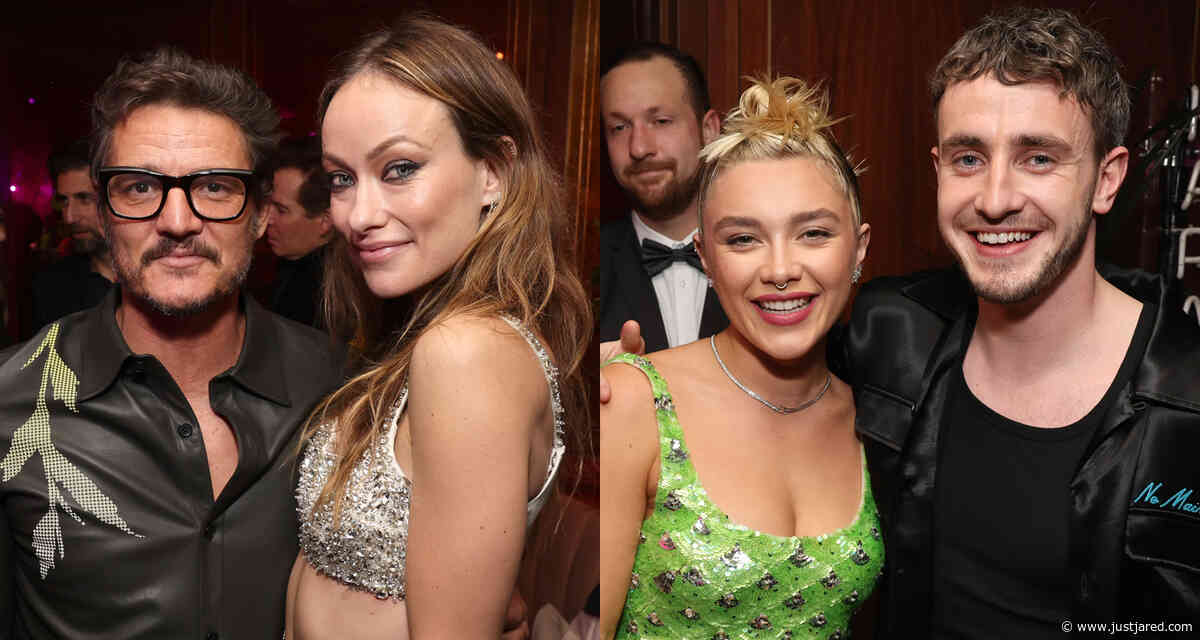 Olivia Wilde & Pedro Pascal Joined Florence Pugh, Paul Mescal, & More Stars at CAA's Pre-Oscars Party