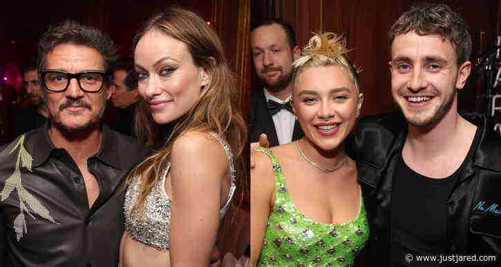 Olivia Wilde & Pedro Pascal Joined Florence Pugh, Paul Mescal, & More Stars at CAA's Pre-Oscars Party