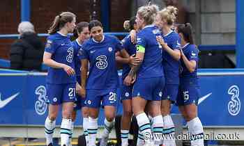 Chelsea 1-0 Manchester United: Emma Hayes' side move top of the Women's Super League